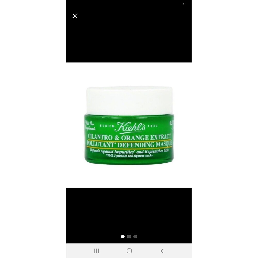 Kiehls Cilantro & Orange Extract Masque~